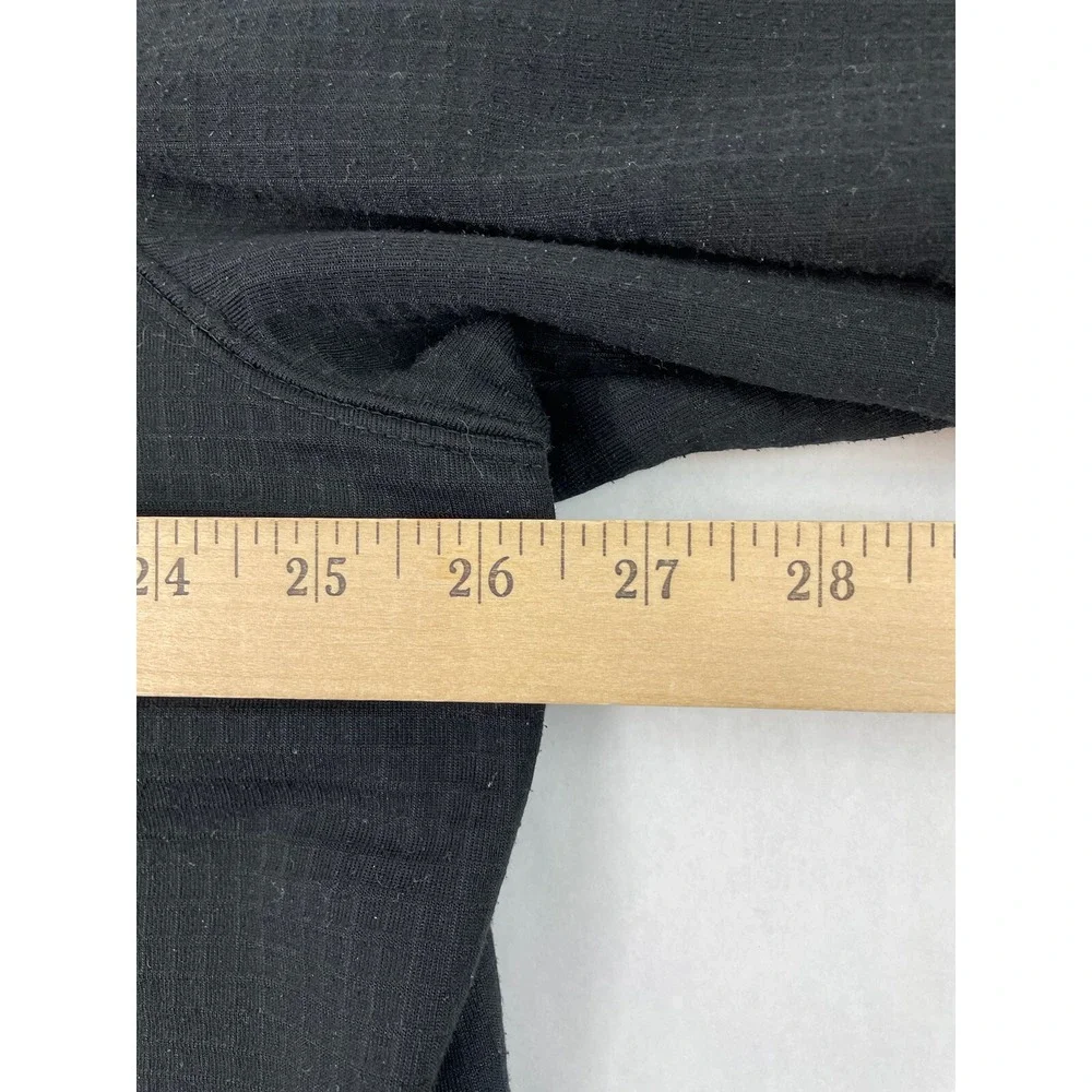 Columbia Sweater Mens 2XL Black Fleece Quarter Zip Omni-Wick Outdoors Casual